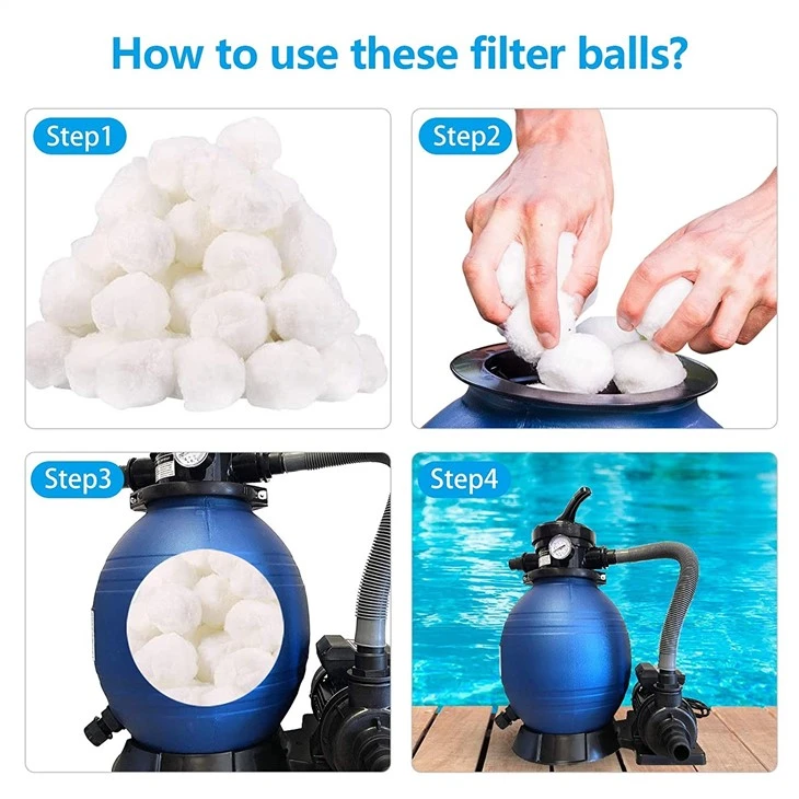 Fiber Filter Ball For Sand Filter Water Treatment