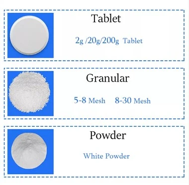90 la sută pulbere comprimat granular TCCA