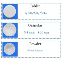 90 la sută pulbere comprimat granular TCCA
