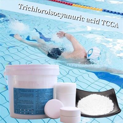 Produse chimice pentru piscine de vânzare fierbinte Acid triclorizocianuric TCCA 90 tabletă Tabletă de clor