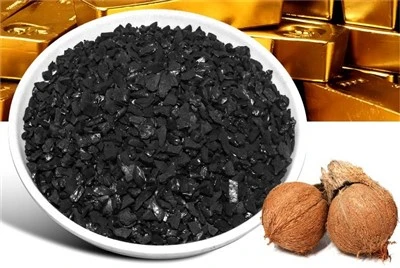 Forță de adsorbție puternică Carbon activat din coajă de nucă de cocos