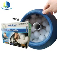 Furnizor Fiber Ball Swimming Pool Filter Media 700g Color Box Ambalaj