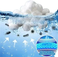 Bile de filtrare Filtru de piscină Bile de spălare în contrasens 700g 100% poliester Bile de filtrare Fibră