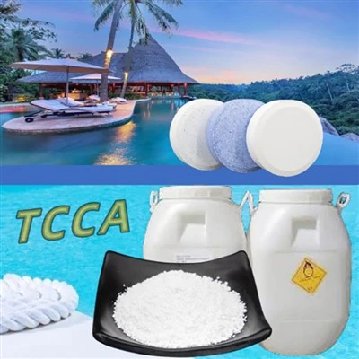 Fabrica de clor 90% 200g tabletă pulbere granulară acid tricloroizocianuric TCCA dezinfectant înălbitor