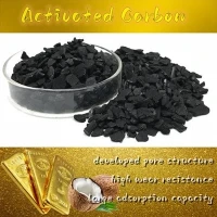 Carbon aur de înaltă calitate Indonezia coajă de nucă de cocos Carbon activat/cărbune Preț pe tonă