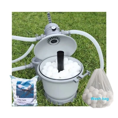 Medii filtrante pentru caca 100% fibră de poliester Minge Filtru de nisip 700g Minge de filtrare Fit Dispozitiv de curățare a piscinei