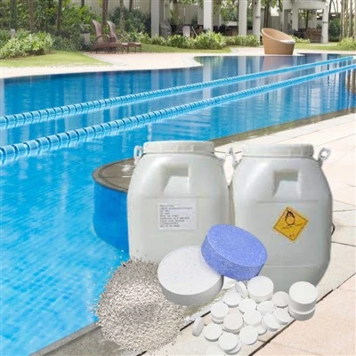 Dezinfectant pentru piscine Clor Acid triclorizocianuric Produse chimice de curățare Pulbere Comprimate granulare TCCA 90%